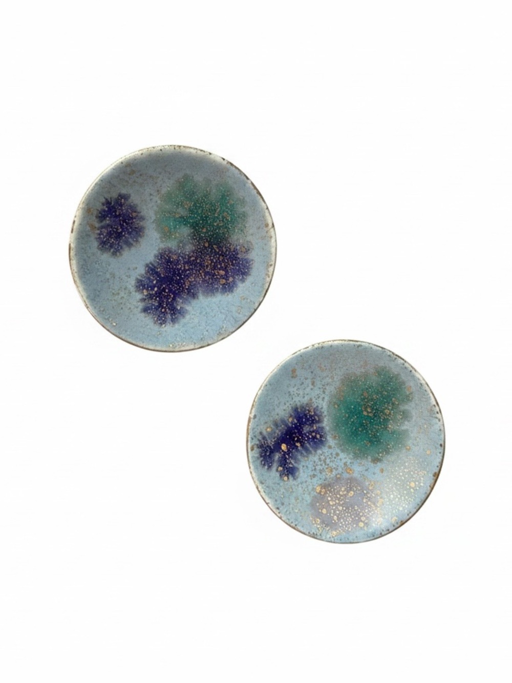 VINTAGE 1950s clip on earrings